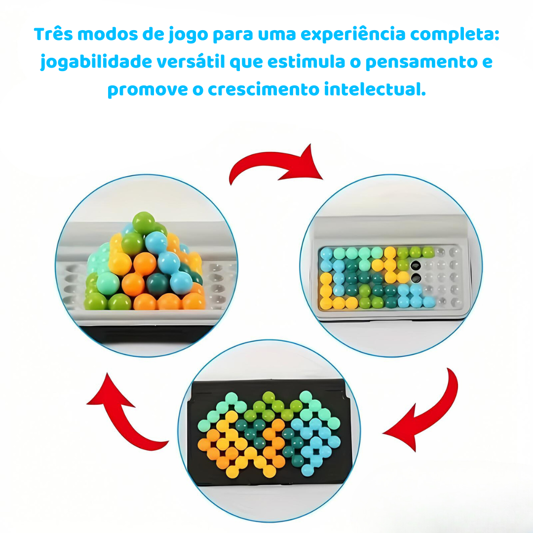 Toy Blox IQ Desafio 3D – Jogo de Puzzle Inteligente
