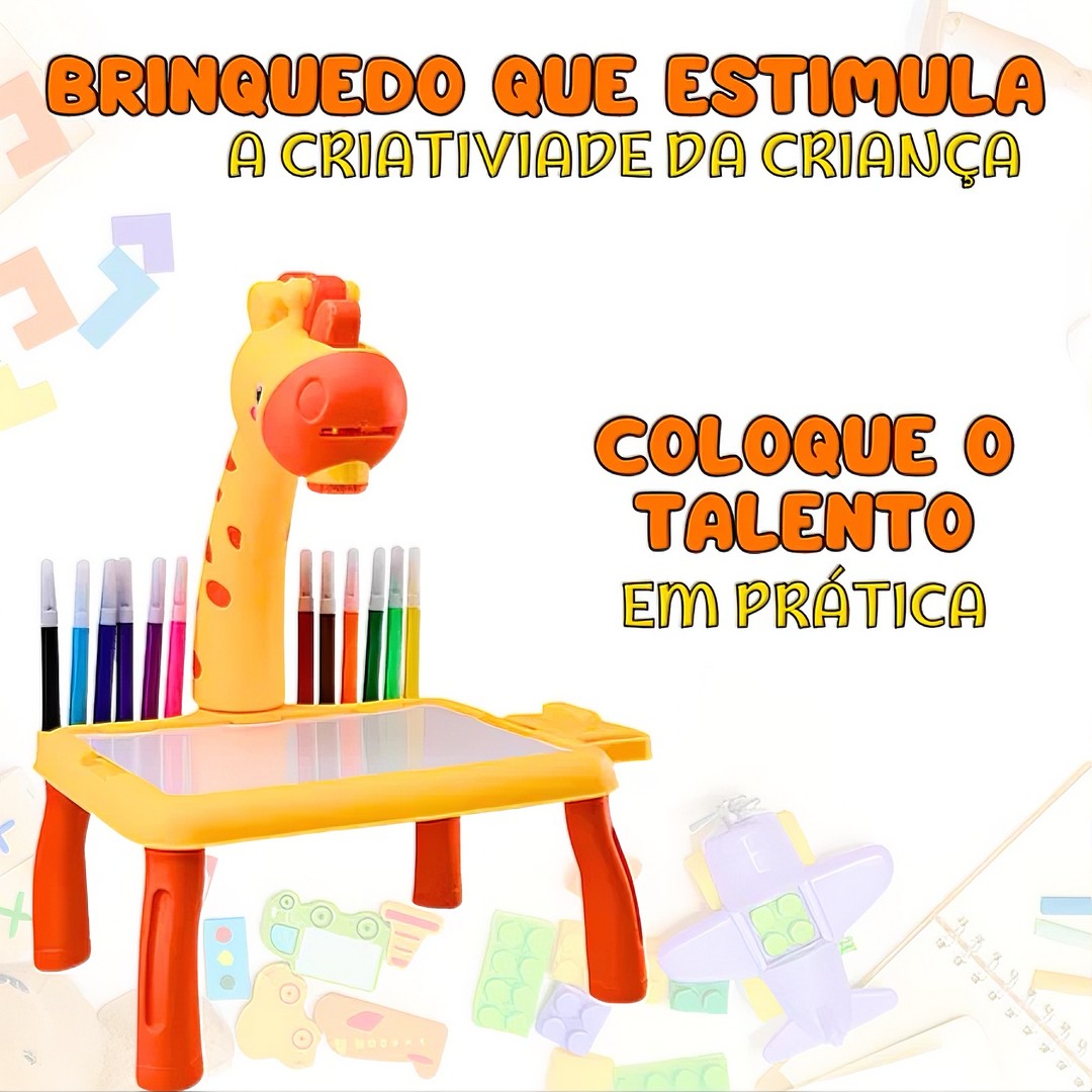 GiraLousa Mágica – Projetor Infantil de Desenho