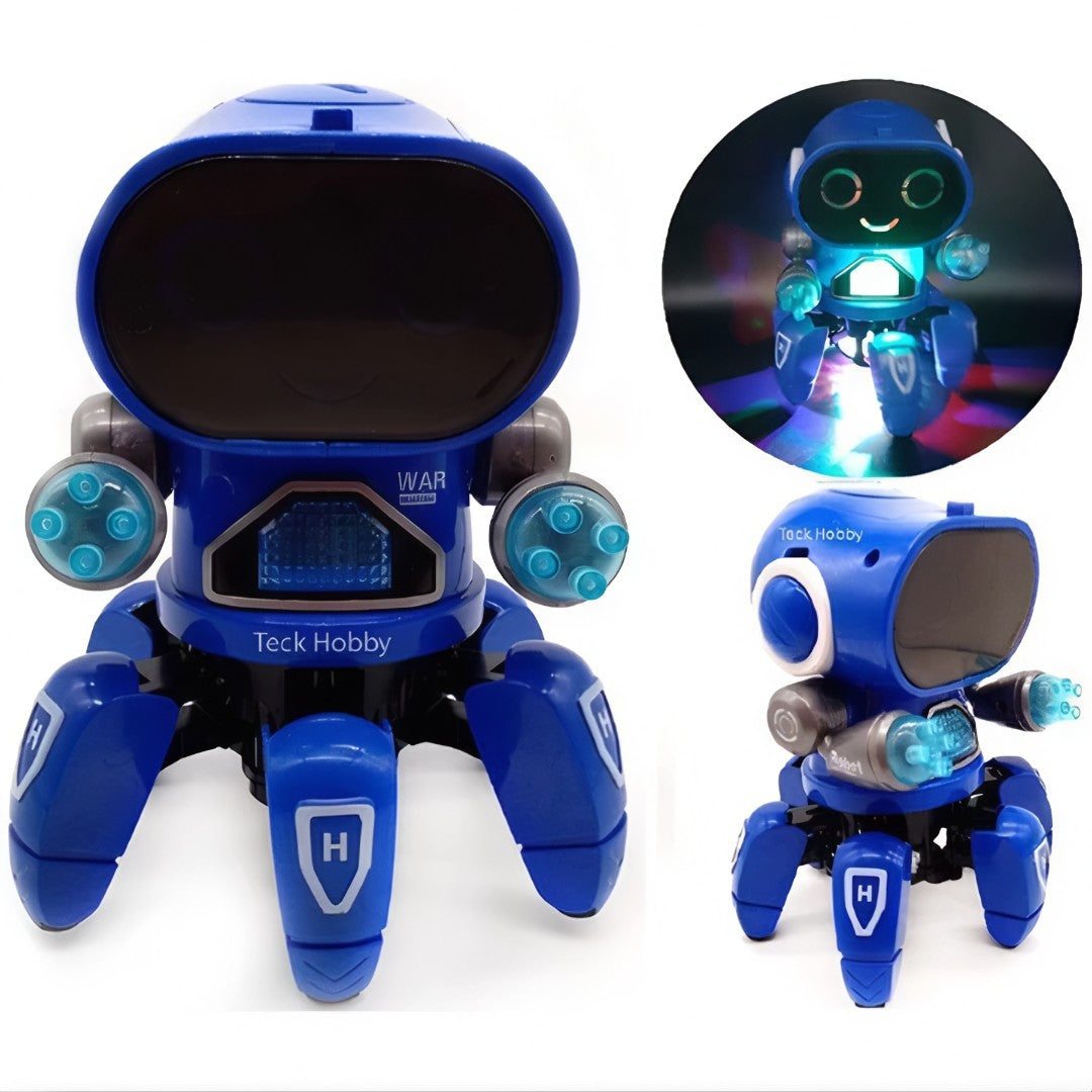 🤖 RoboSpider™ – Aranha Dançarina com Luzes, Som e Movimento