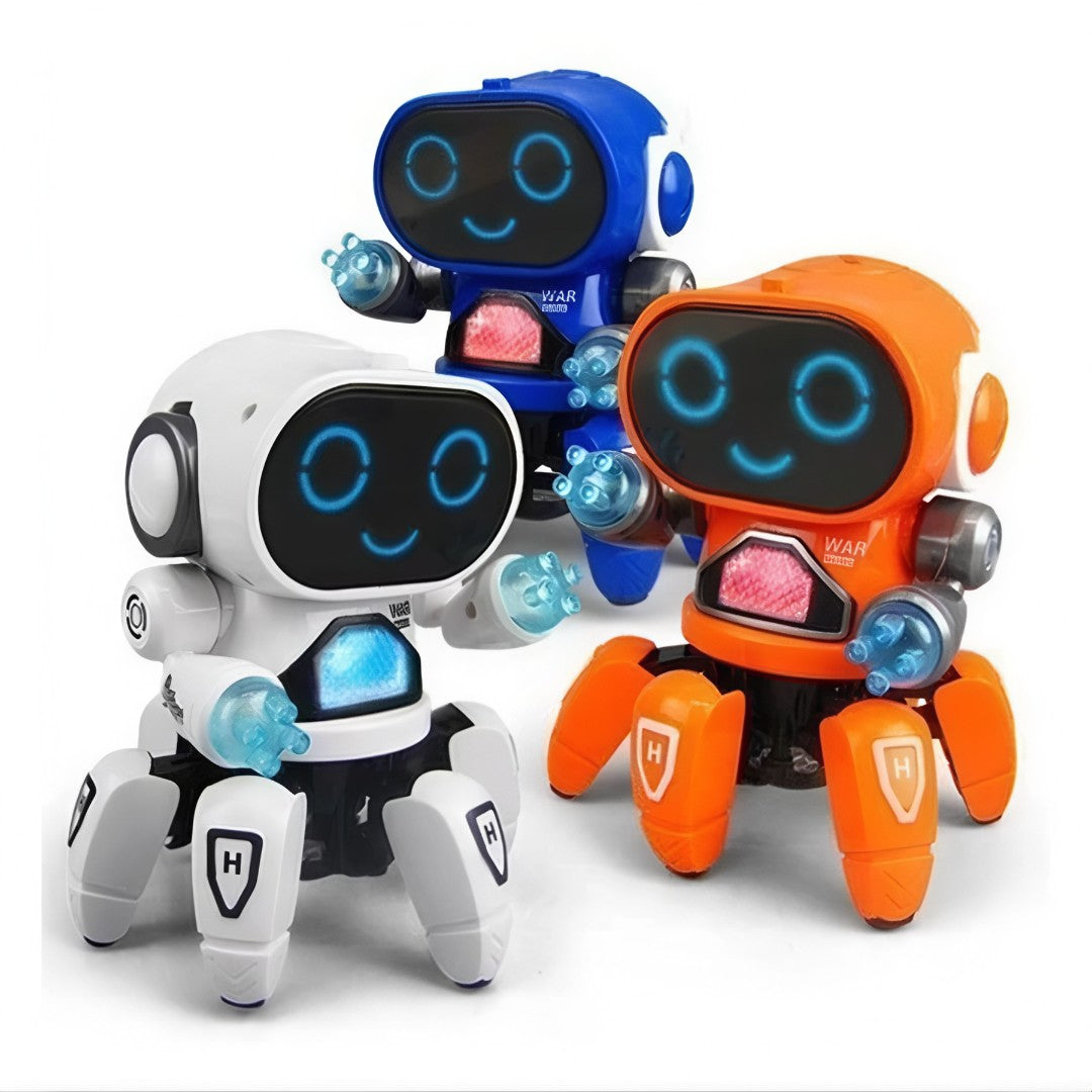 🤖 RoboSpider™ – Aranha Dançarina com Luzes, Som e Movimento