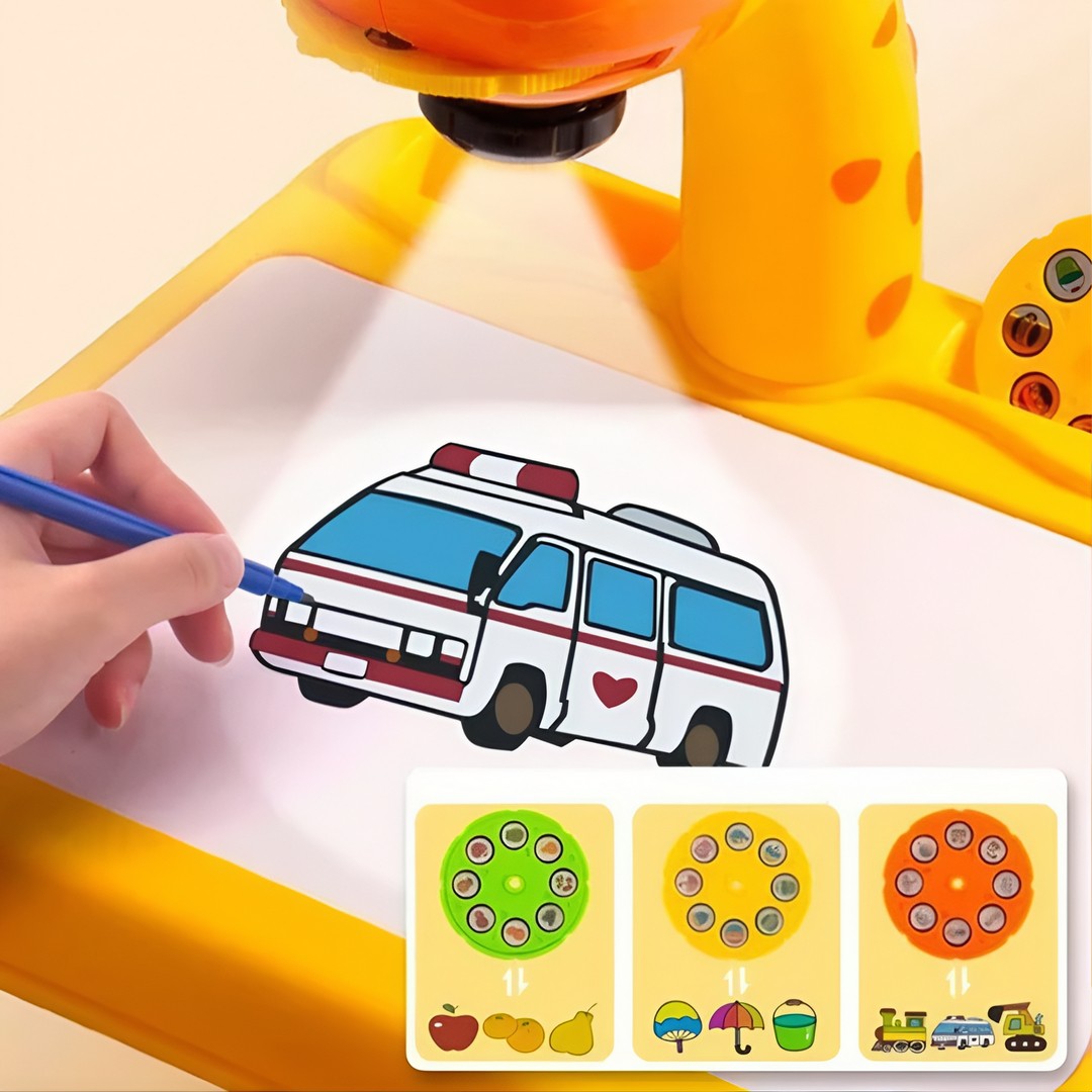 GiraLousa Mágica – Projetor Infantil de Desenho
