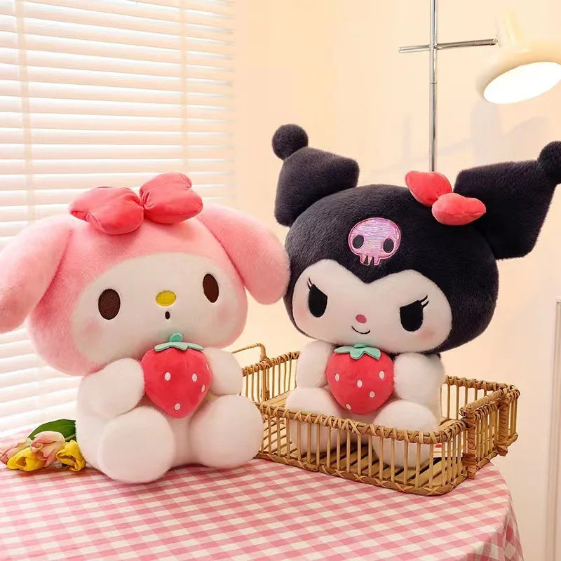Toy Blox Kuromi Moranguinho – Almofada de Pelúcia Fofa