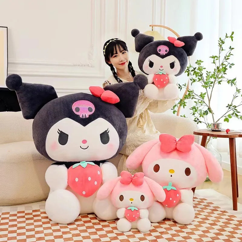 Toy Blox Kuromi Moranguinho – Almofada de Pelúcia Fofa