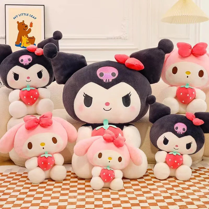 Toy Blox Kuromi Moranguinho – Almofada de Pelúcia Fofa