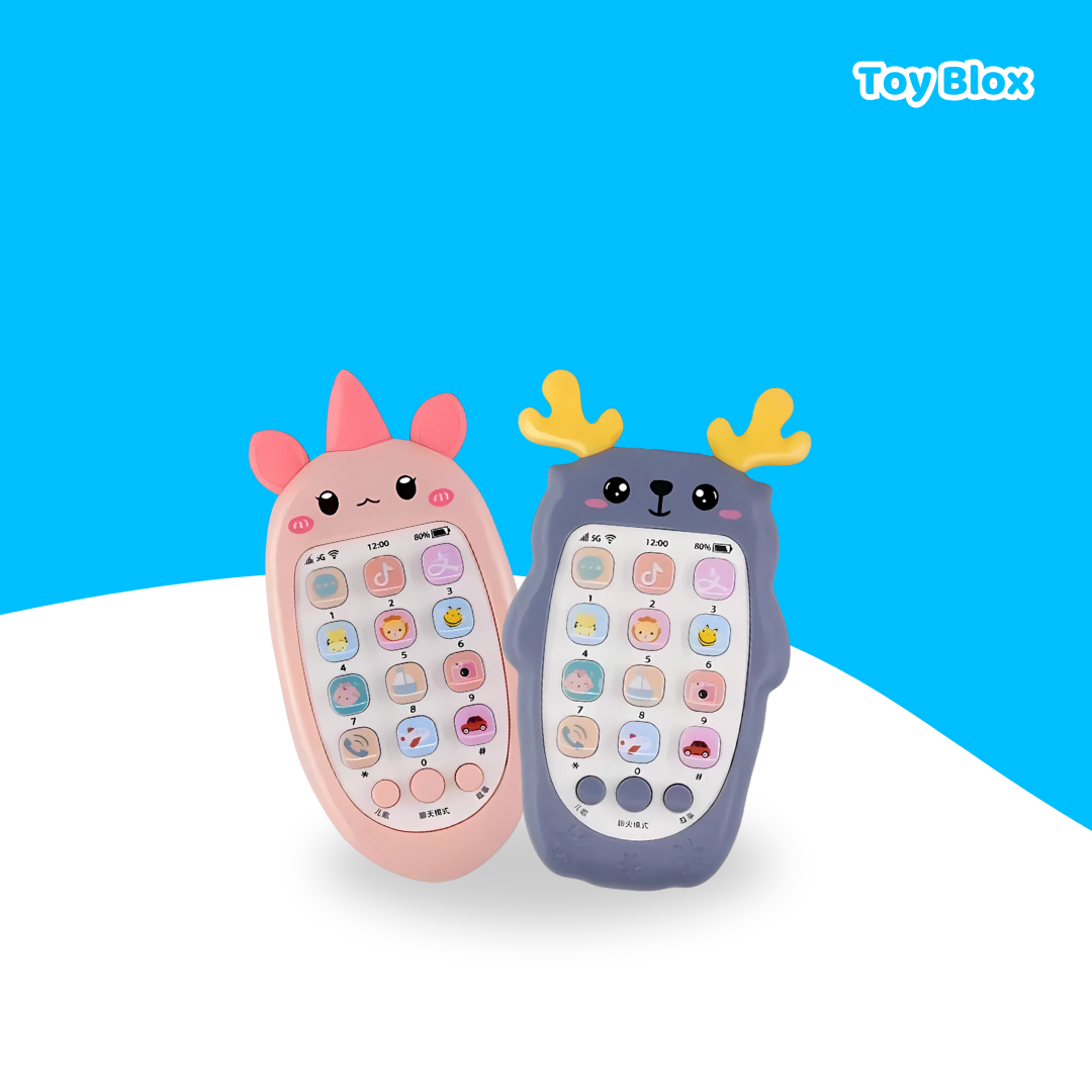 Toy Blox Telefone Educativo – Brinquedo Bilingue com Música