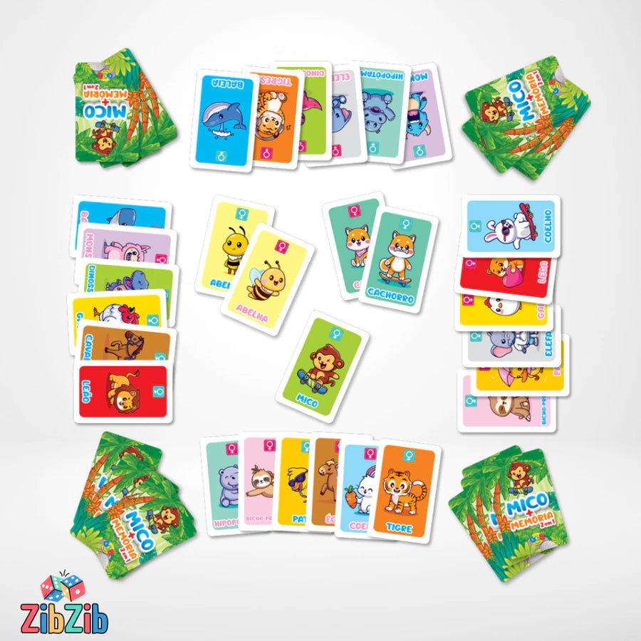 Kit Completo de Jogos de Cartas para Crianças – Aprendizado + Diversão sem Telas