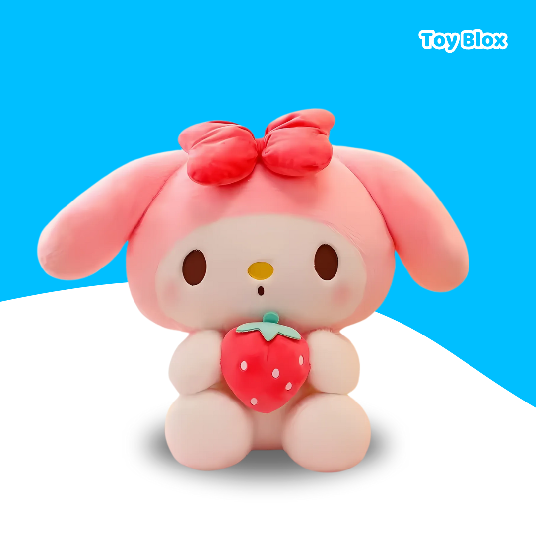 Toy Blox Kuromi Moranguinho – Almofada de Pelúcia Fofa