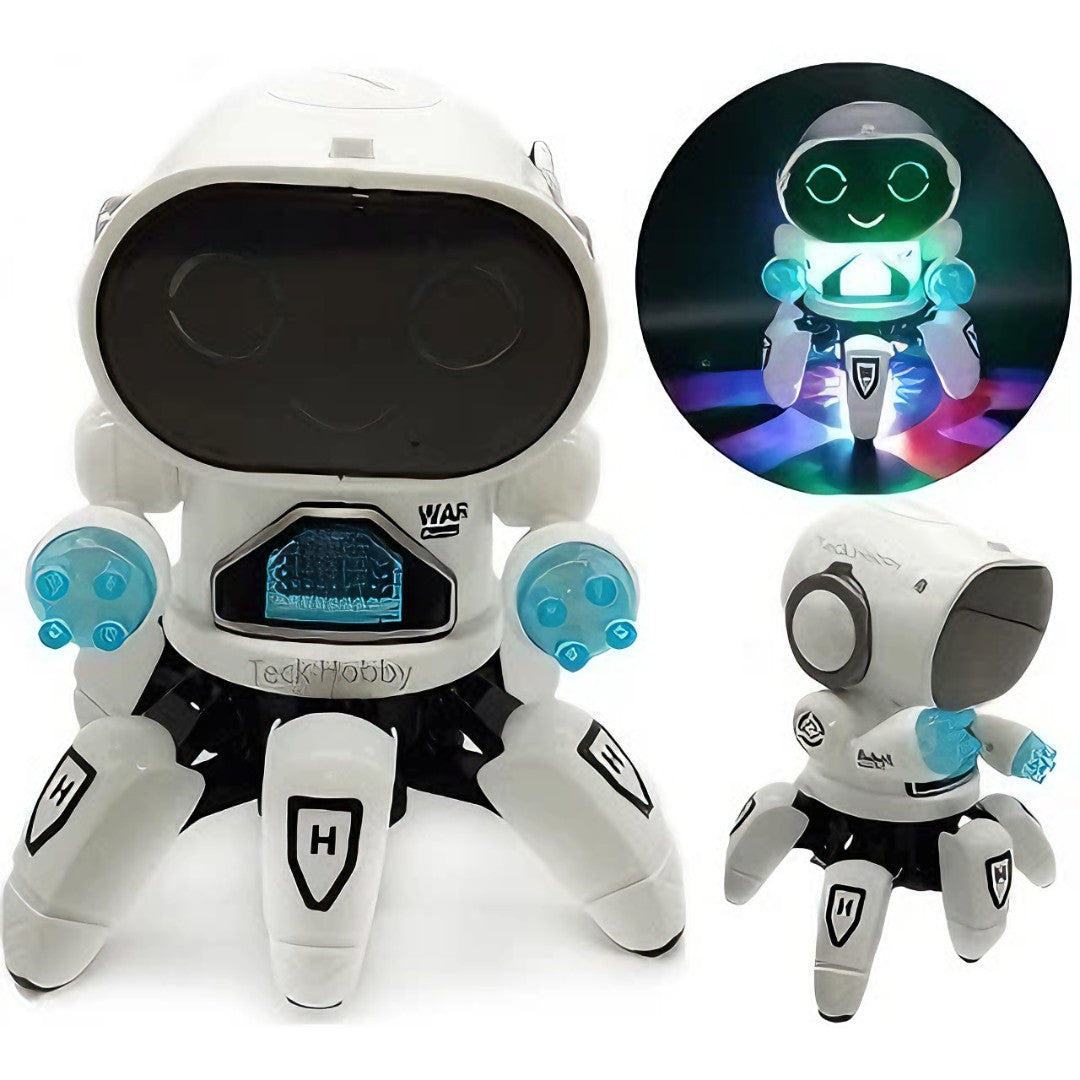 🤖 RoboSpider™ – Aranha Dançarina com Luzes, Som e Movimento