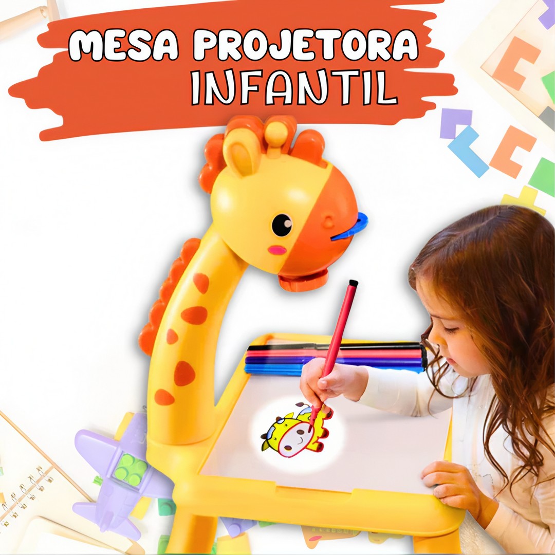 GiraLousa Mágica – Projetor Infantil de Desenho