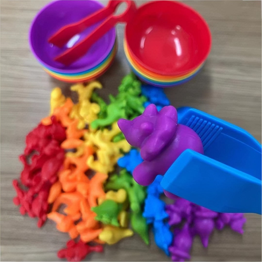 🧩 ColorFun™ – Brinquedo Educativo Montessori de Cores e Coordenação Motora