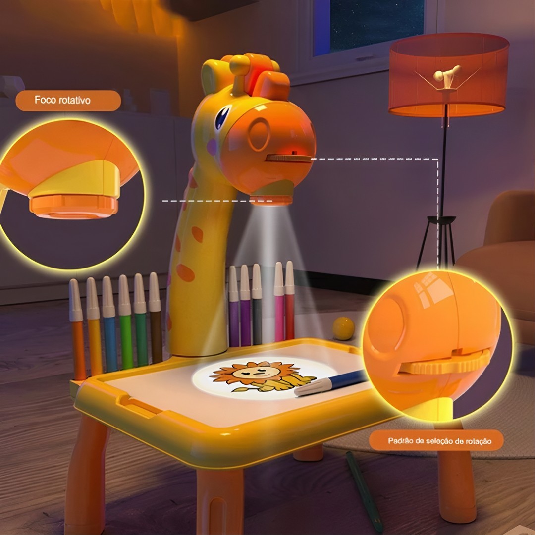 GiraLousa Mágica – Projetor Infantil de Desenho