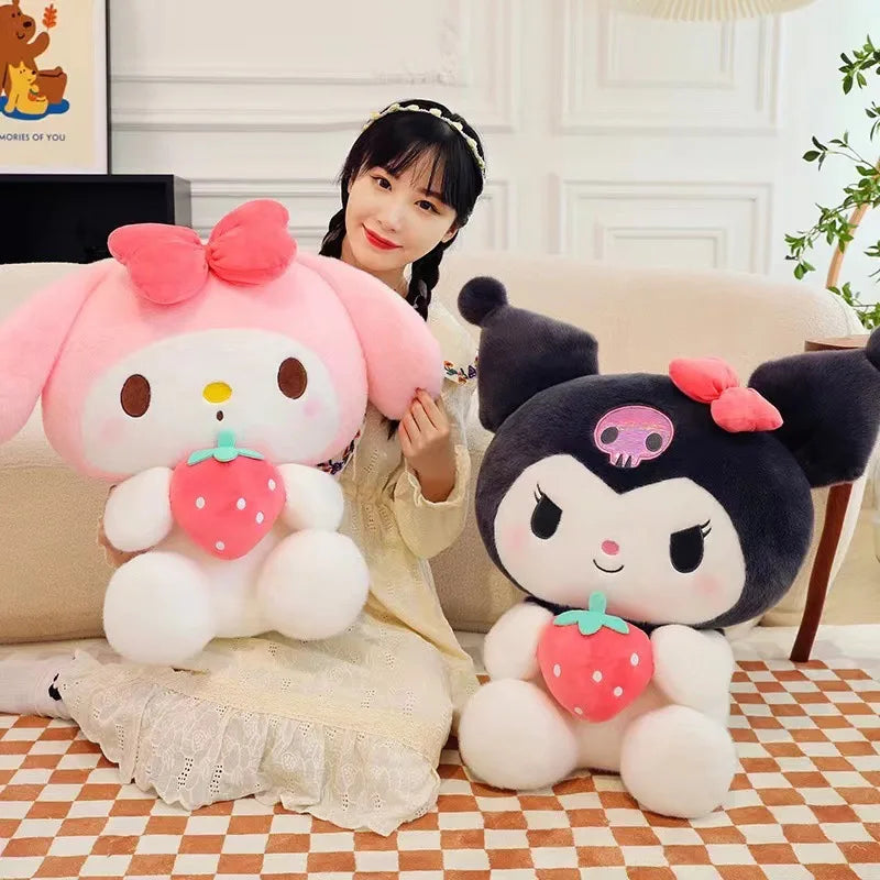 Toy Blox Kuromi Moranguinho – Almofada de Pelúcia Fofa