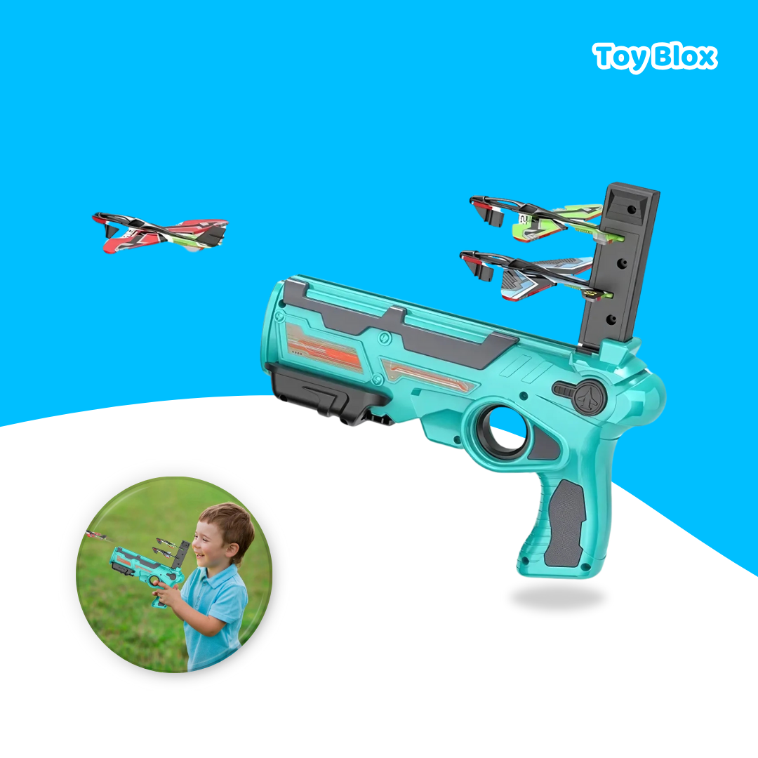 Toy Blox Avião Turbo – Jogo de Lançamento Divertido